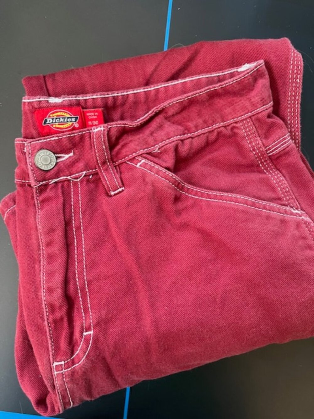 DICKIES Carpenter Jeans Pants Size 11 / 30 Jrs.